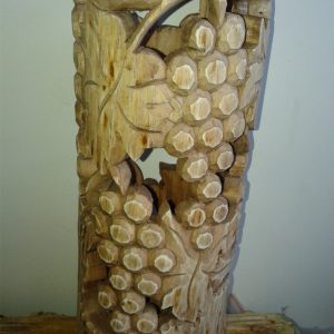 Wooden decorative vase "Grapes"