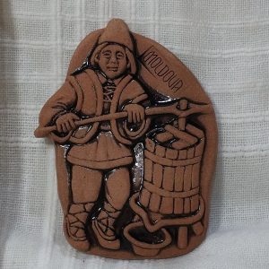 Pottery souvenir Man winemaker