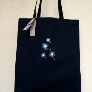 Handmade black cotton bags